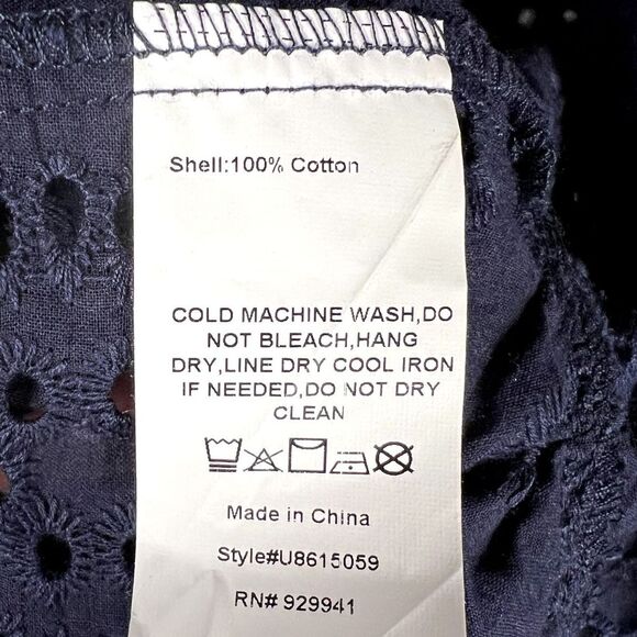 Suzanne Betro Sz L Navy, Black, and White Cutout Open Cardigan Jacket Fringe - Picture 6 of 8